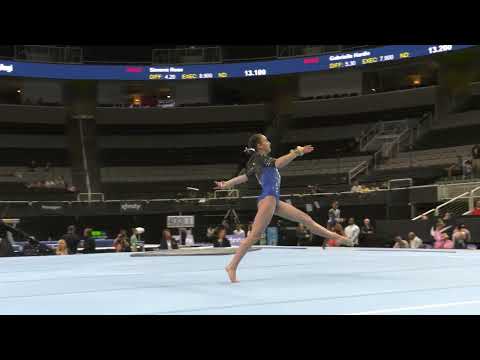 Lacie Saltzmann -  Floor Exercise  - 2023 Xfinity U.S.  Championships  - Junior Women Day 1