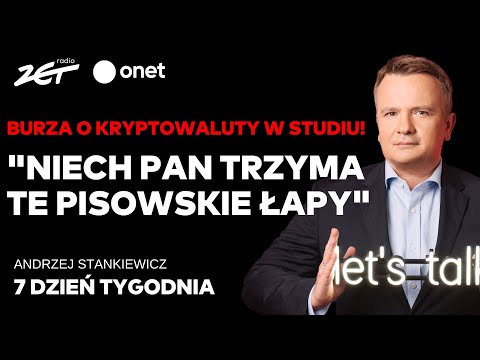 Burza o kryptowaluty w studiu Radia ZET. "Niech pan trzyma te pisowskie łapy"