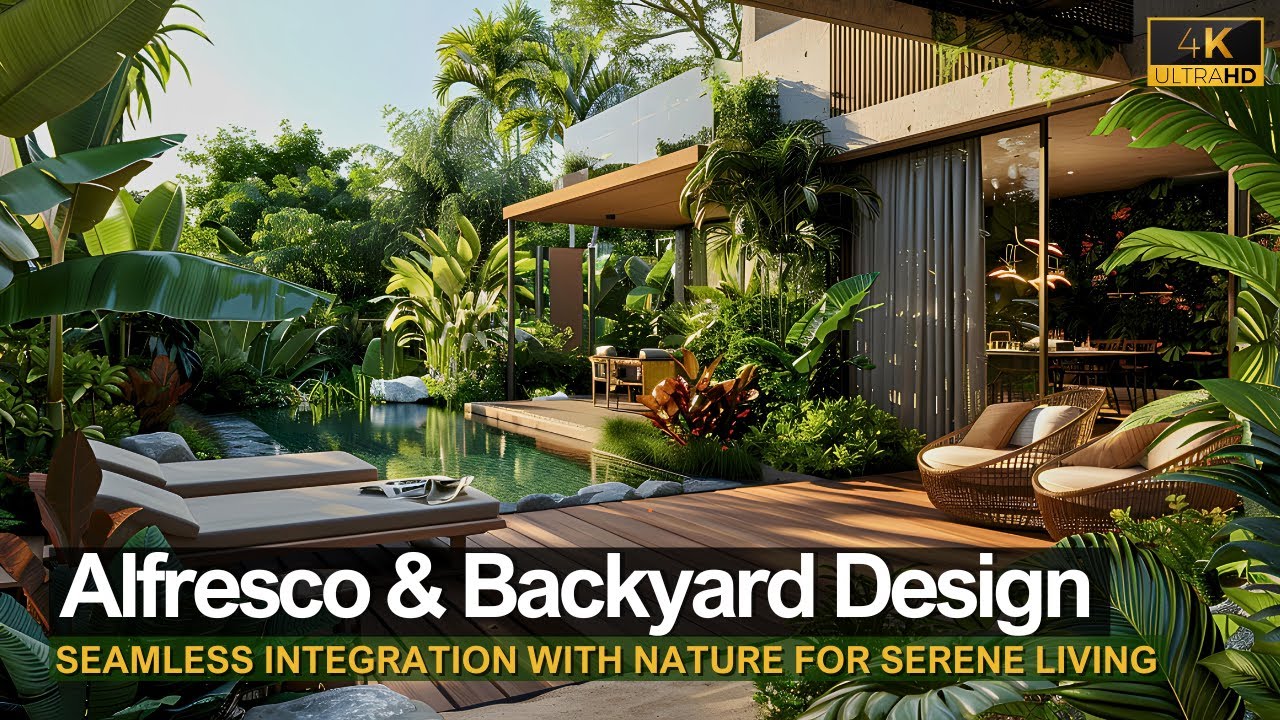 Seamless Integration with Nature: Alfresco & Backyard Design Ideas for Serene Living