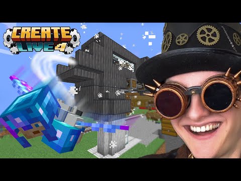 OP Elytra Launcher! 1000 Blöcke/Sekunde?! 🤯 - CREATE LIVE 4 - #13