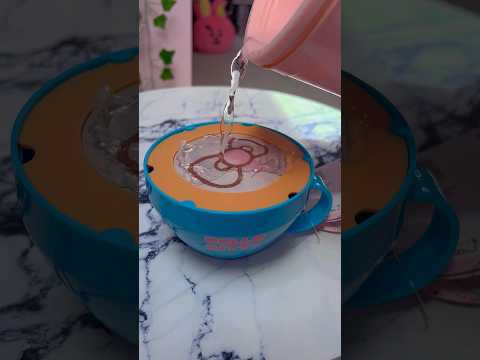 [ASMR] UNBOXING A MYSTERY *FIDGET* WATER REVEAL TEACUP?!🫢☕️👙🎀 (CUTEST FIND!🥺) #Shorts