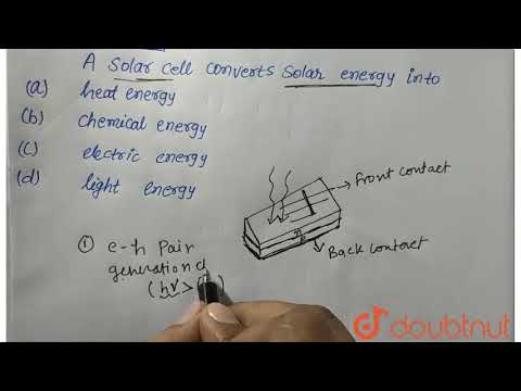image-What is a solar cell responsible for converting?