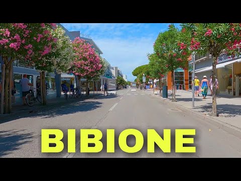 Bibione Italy, City center in the Morning - Urlaub in Bibione