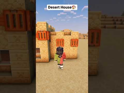 HellFrozen - Minecraft:Desert House🏠 #shorts
