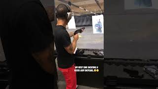 My First Time Shooting 💥💥A Pistol Grip Shotgun🔫..😬😬 #shorts #shotgun #youtubeshorts
