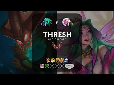 Thresh Support vs Seraphine - NA Grandmaster Patch 14.2