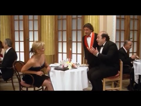 Lino Banfi-pappa e ciccia..al ristorante con la nipote Rosina
