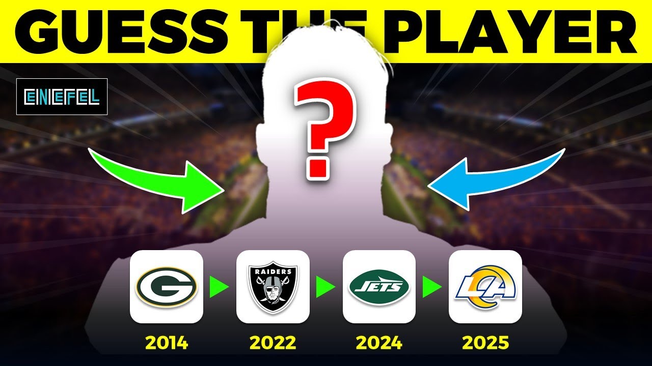 GUESS THE NFL PLAYER BY THEIR TRANSFERS 2025 PART 1 - NFL QUIZ