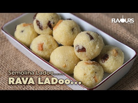 Rava Ladoo | Sooji Laddu | Rava Laddu Recipe | Semolina Laddoo