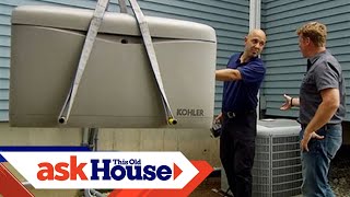 How to Install an Automatic Standby Generator | Ask This Old House