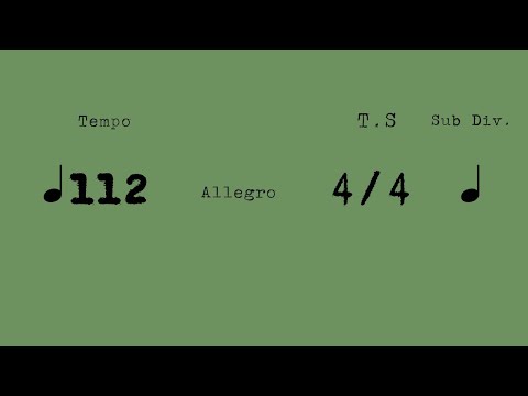 METRONOME - 112 BPM ALLEGRO