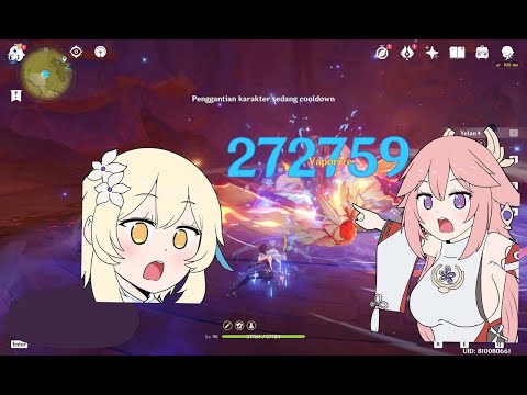 C0 Yelan Hits 272K Hydro DMG | Skyward Harp R1 | Yelan Showcase - GENSHIN IMPACT v.2.7