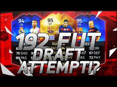 OMG!! INSANE 192 FUT DRAFT WORLD RECORD ATTEMPT!! CLOSEST TO A 190 EVER?!?!