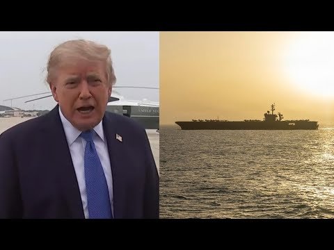 Watch: Trump says USS Lincoln is being replaced, doesn't think deployment has been too long