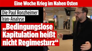 Die große Ronzheimer-Iran-Analyse | Vertraulich