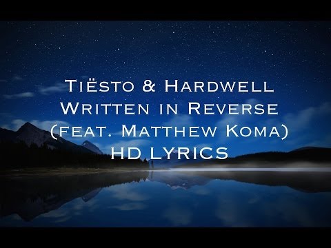 Written In Reverse video