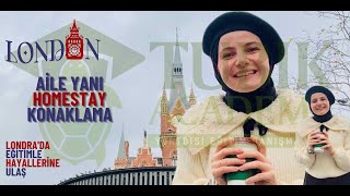 İNGİLTERE LONDRA'da HOMESTAY!Aile yanı konaklamami geziyoruz! #yurtdisiegitim #k