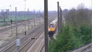 preview picture of video 'East Coast Mainline Near Marholm 16.03.2012 Part 2/2'