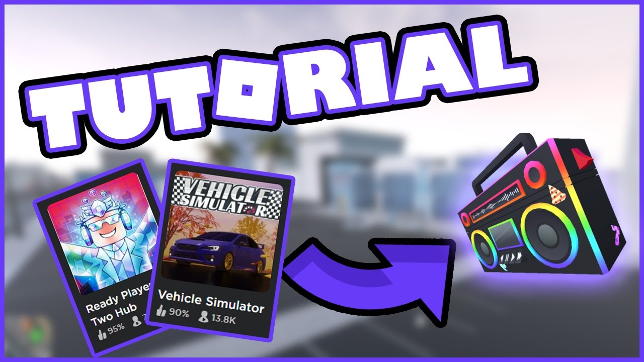 [TUTORIAL] How to Get "Rick's Boom Box" Roblox Ready Player Two Event