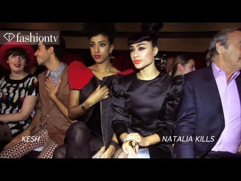 Natalia Kills at JC De Castelbajac Show Arrivals, Paris Fashion Week Spring 2012 PFW | FashionTV FTV