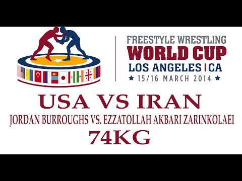 74kg Jordan Burroughs v Ezzatollah Akbari - 2014 Freestyle Wrestling World Cup - USA vs. Iran