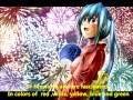 Pleasant fireworks display 【Vocaloid Megurine Luka ...