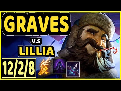 KREOX (GRAVES) vs LILLIA - 12/2/8 KDA JUNGLE CHALLENGER GAMEPLAY - EUW