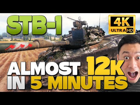 STB-1: ALMOST 12k FARMING IN RECORD TIME - World of Tanks