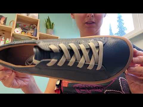 Froddo Barefoot Laces nahast tennised Blue ja Cognac (SS22)