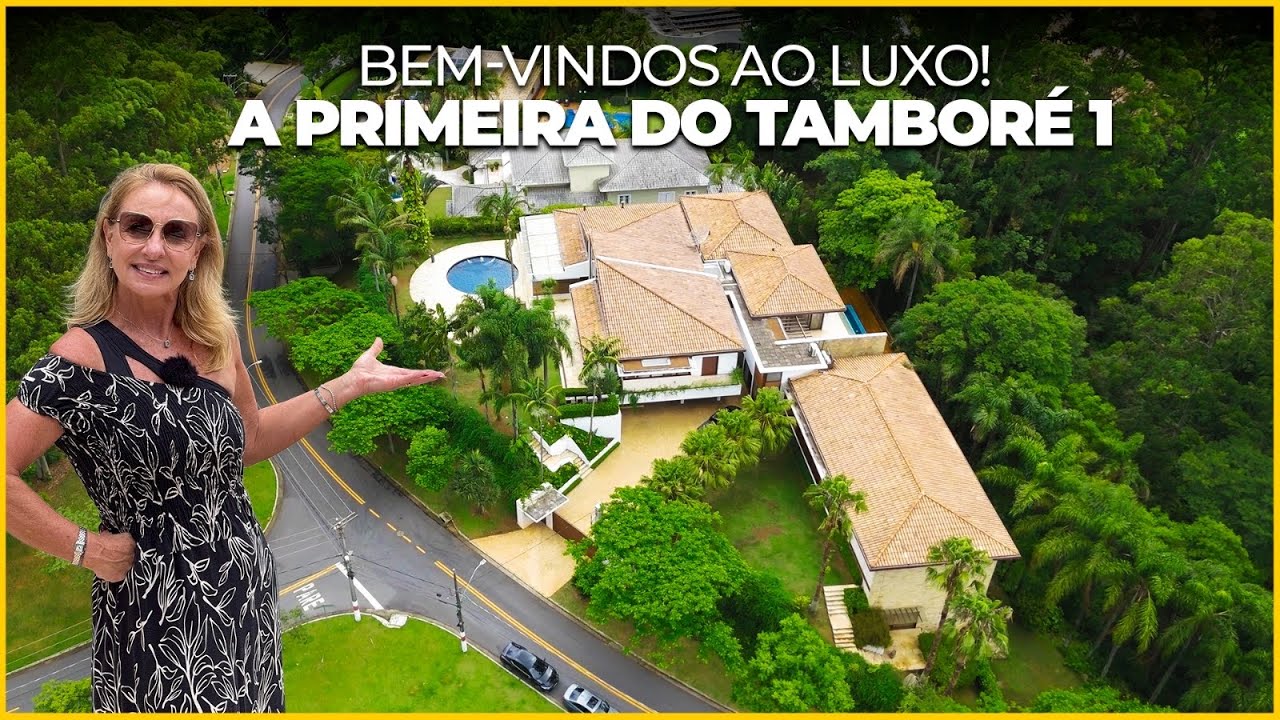 Casa com 6.300m² de terreno privativo - Residencial Tamboré 1