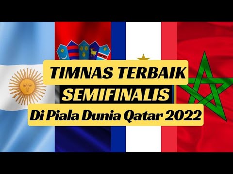 Best National Team for Qatar 2022 World Cup Semifinal - Argentina vs Croatia - France vs Morocco