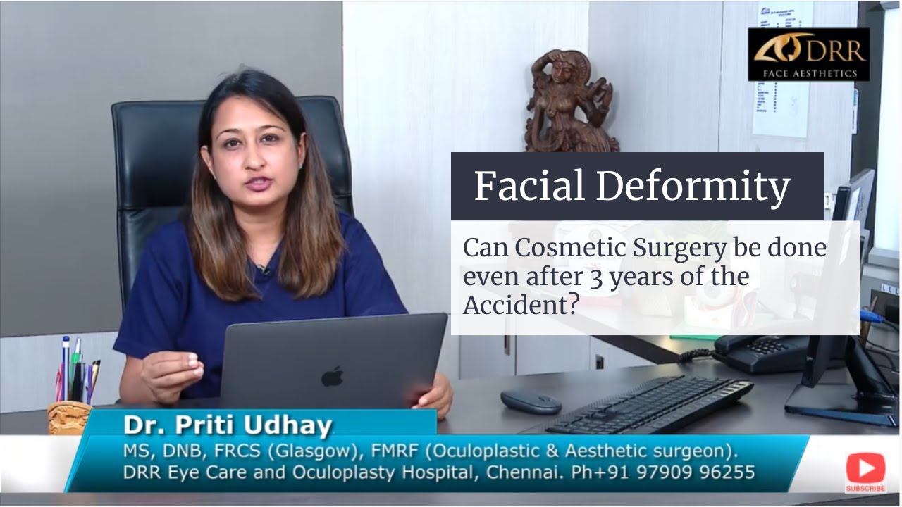 Treating facial deformity and sunken eye