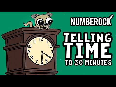 Telling Time to the Half Hour and Hour Song | 1st Grade & 2nd Grade