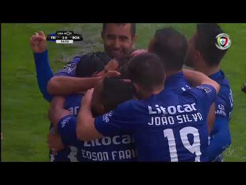 Feirense (2)-Boavista: Golo de Luís Machado
