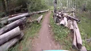 Footage of lower section of the middle Frisco descent.