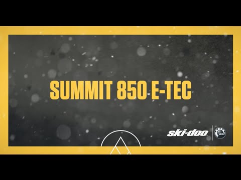 2017 Ski-Doo Summit X 165 850 E-TEC, PowderMax 3.0 in. in Erda, Utah - Video 1