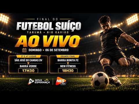 AO VIVO | Final do Futebol Suíço – Tarumã / Rio Gavião | Nova Esperança do Sudoeste