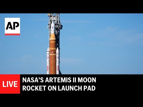 Video Thumbnail: LIVE: NASA’s Artemis II SLS rocket on the launch pad