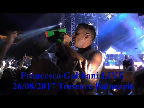 Francesco Gabbani LIVE (medley) - 26/08/2017 Trescore Balneario