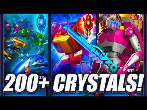 MASSIVE 200+ CRYSTAL OPENING! - Transformers: Forged To Fight