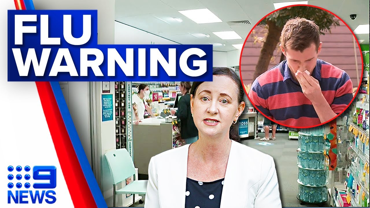 QLD authorities warn catching COVID-19 and the flu could be ‘severe’ | 9 News Australia