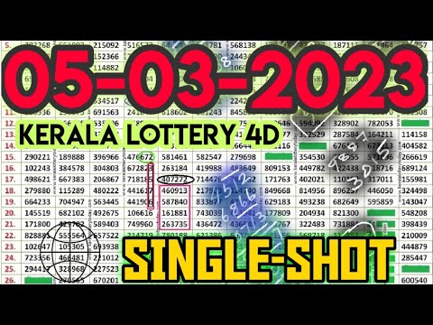 05/03/2023 Kerala lottery guessing video Akshaya lottery guessing video