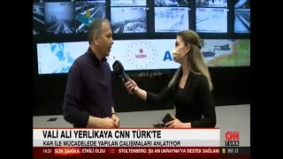 İstanbul Valisi Ali Yerlikaya, İstanbul'da kar ve buzla mücadeledeki ç