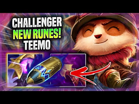 KOREAN CHALLENGER TRIES TEEMO WITH NEW RUNES! - Korean Challenger Plays Teemo TOP vs Gragas!