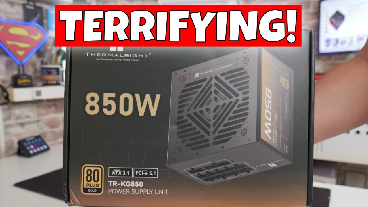 Terrifying Thermalright TR KG850 Gold Rated Fully Modular PC PSU