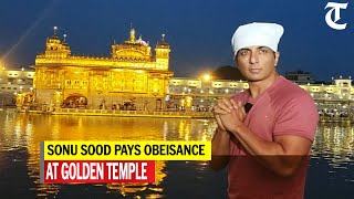 Bollywood actor Sonu Sood pays obeisance at Golden Temple