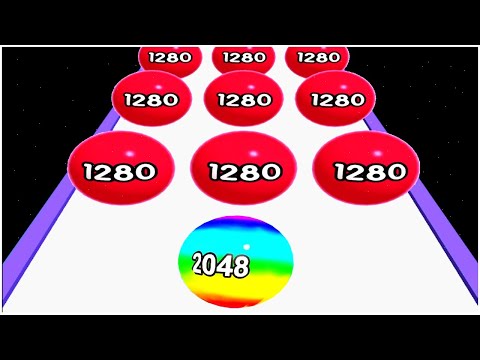 2048 Balls - Color Ball Run Vs Ball Master Ball Run 3D