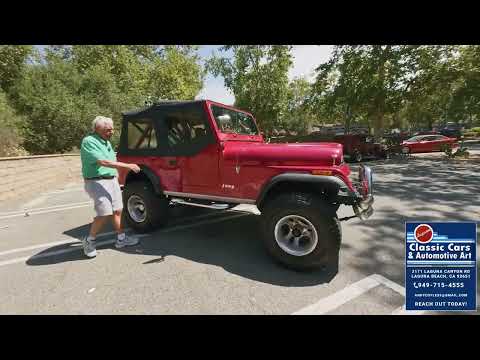 1985 Jeep CJ (CC-2091818) for sale in Laguna Beach, California