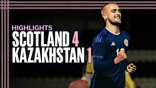 Scotland 4-1 Kazakhstan | UEFA U21 EURO Championship Qualifying Highlights | Scotland National Team