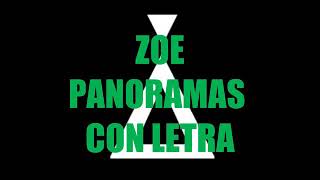 Zoe panoramas video letra
